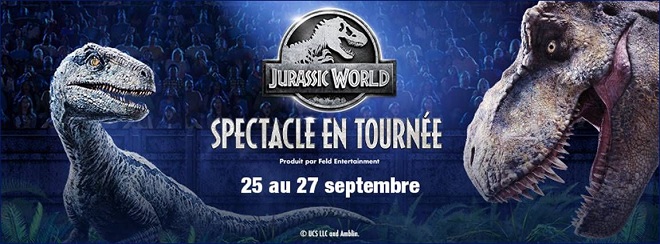Jurassic World Spectacle en Tournée