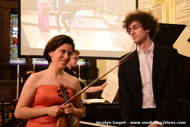 Marie Bégin accompagnée du pianiste Samuel Blanchette-Gagnon